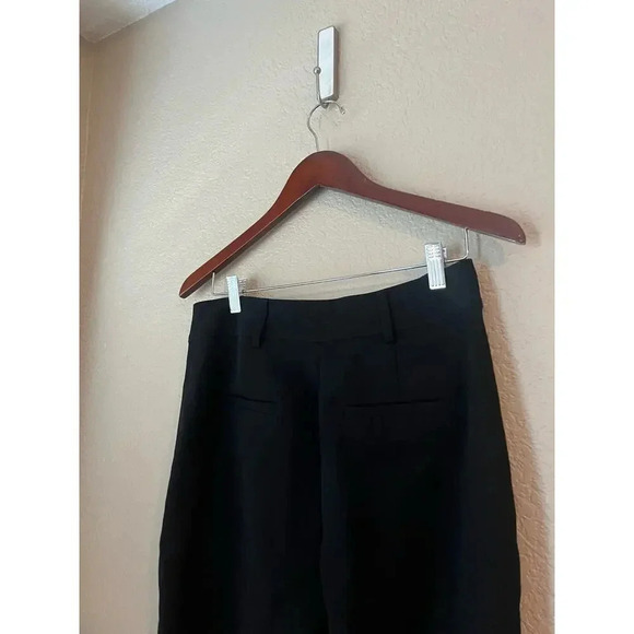 Chelsea 28 Dress Pants Women’s Black Tapered Pockets 8 Trousers - Picture 6 of 8